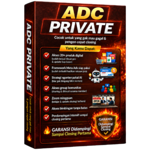 ADC Private Eksklusif dengan harga 997RB dan bimbingan sampai closing pertama