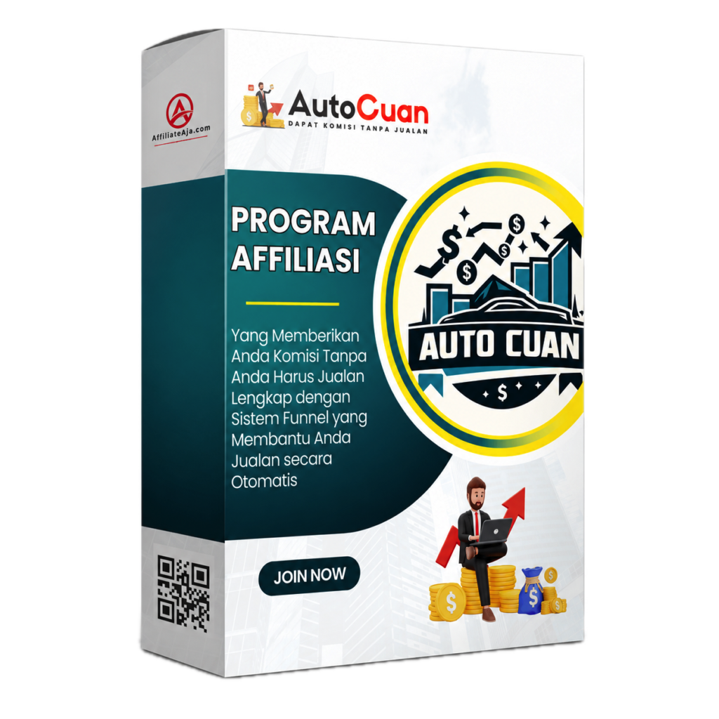 AutoCuan program affiliate produk digital untuk pemula yang ingin mulai bisnis online tanpa punya produk sendiri.