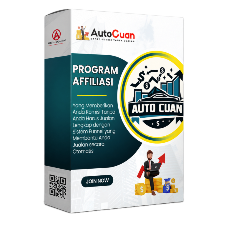 AutoCuan program affiliate produk digital untuk pemula yang ingin mulai bisnis online tanpa punya produk sendiri.