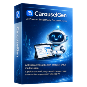 CarouselGen AI pembuat konten carousel untuk Instagram dan social media marketing