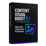 Box Content Visual Boost 2.0 AI Tools Edition untuk mengubah foto menjadi konten profesional