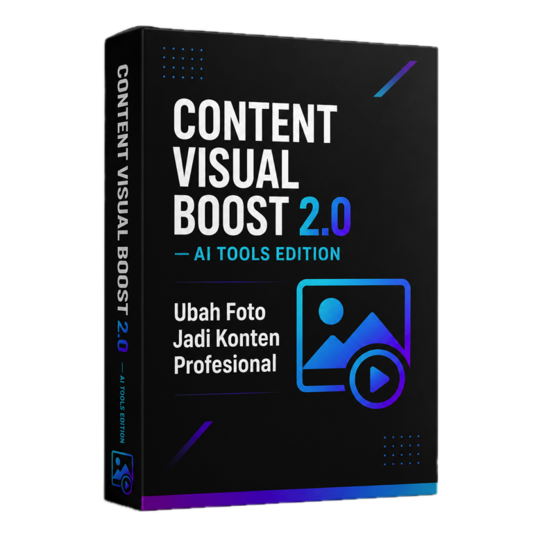 Box Content Visual Boost 2.0 AI Tools Edition untuk mengubah foto menjadi konten profesional
