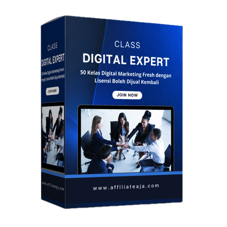 Digital Expert Class berisi 50 kelas digital marketing untuk pemula