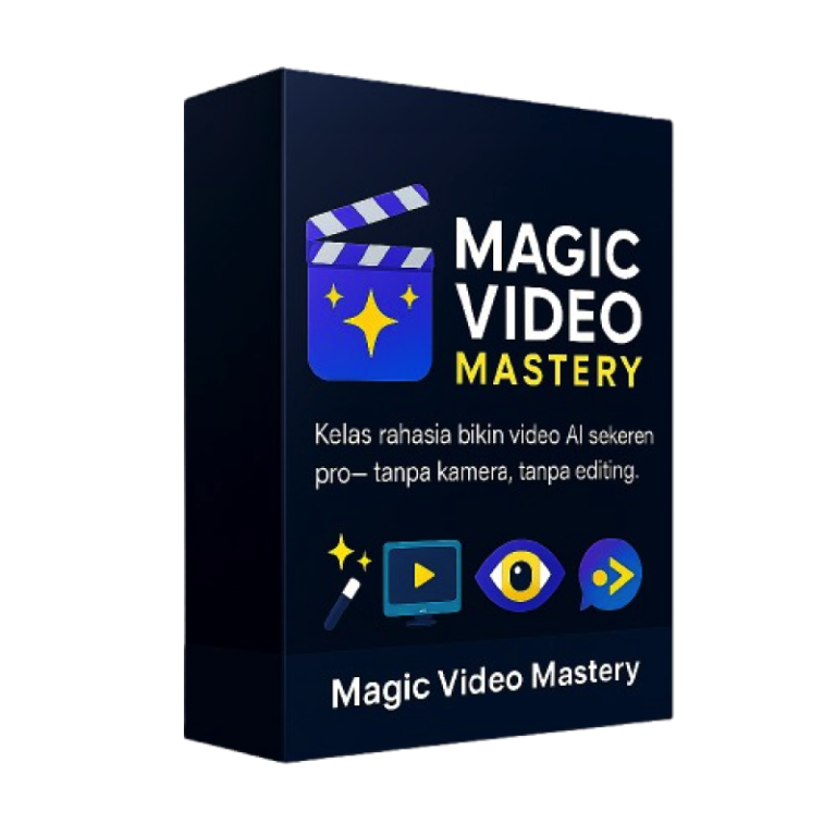 Magic Video Mastery kelas video AI untuk belajar membuat video profesional tanpa kamera dan tanpa editing rumit