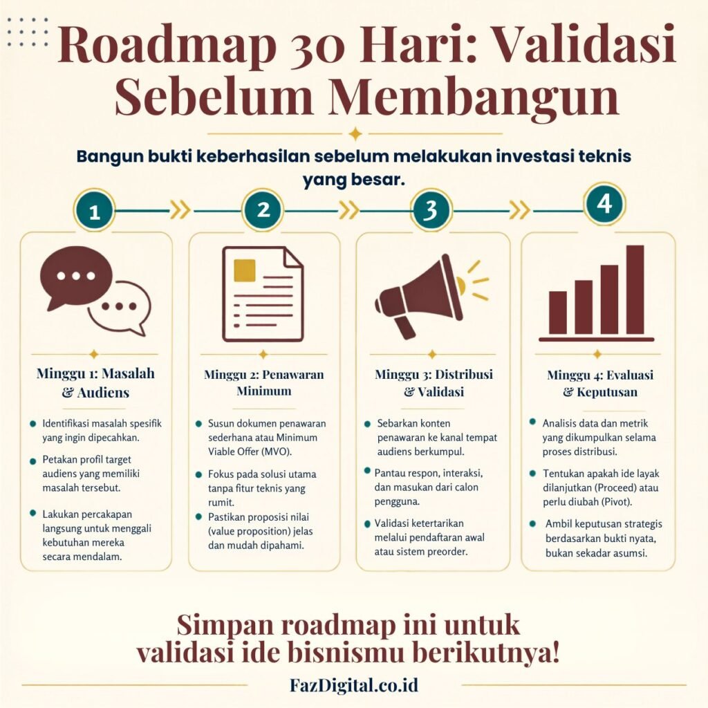 Cara memulai bisnis digital dari nol melalui rencana 30 hari