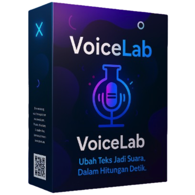 VoiceLab AI voice generator untuk membuat voice over natural dari teks