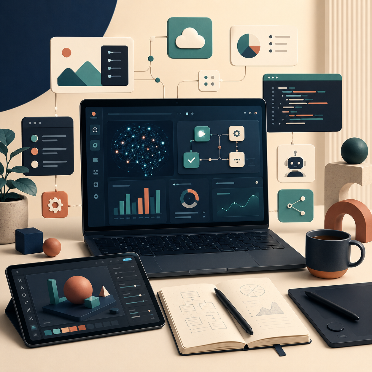AI tools, software dan SaaS untuk produktivitas, otomasi, marketing, dan workflow digital