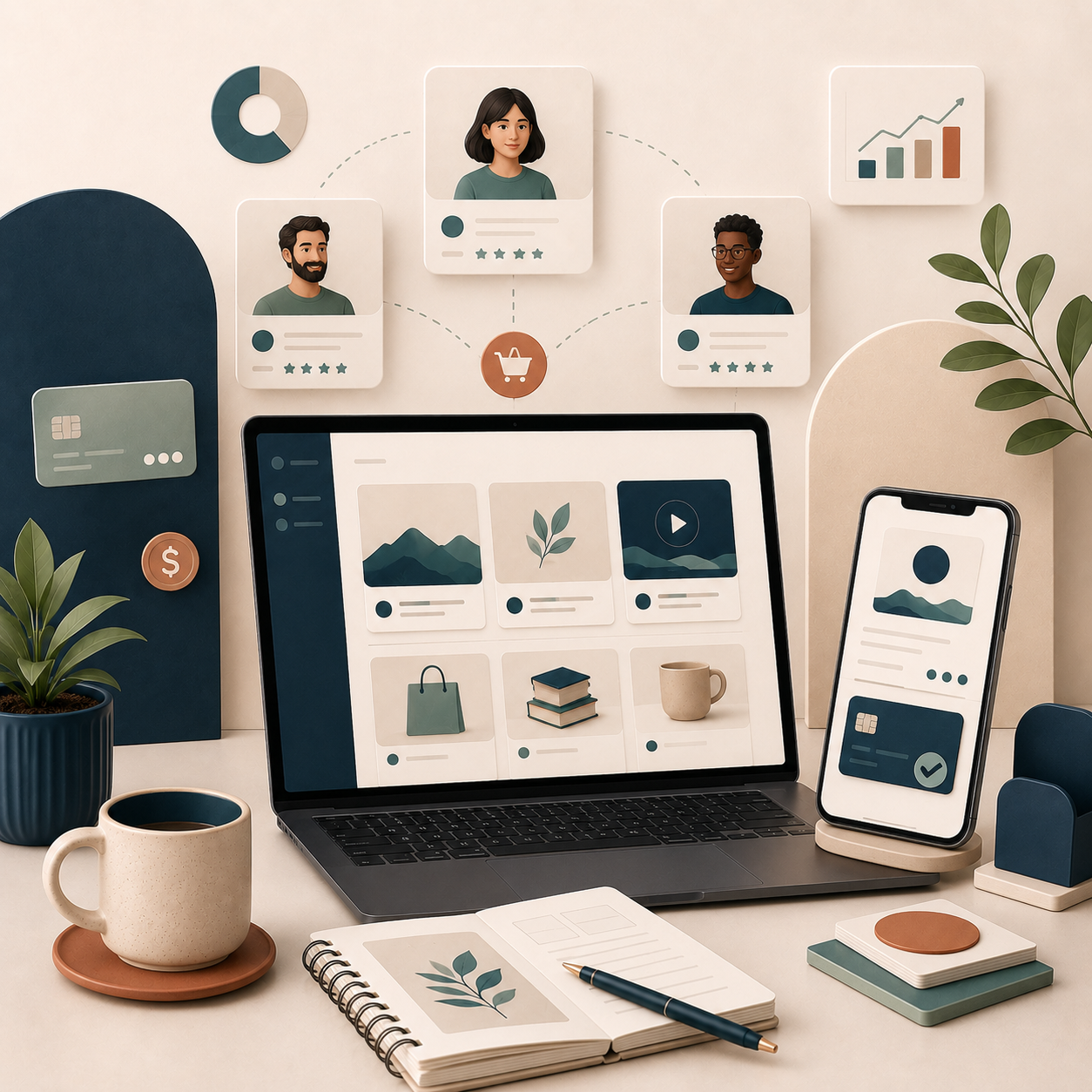 Marketplace & platform digital untuk freelancer, kreator, penjual produk digital, dan bisnis online