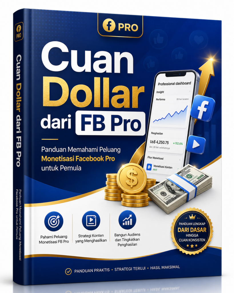 Review Ebook Cuan Dari FB Pro untuk panduan monetisasi Facebook bagi pemula